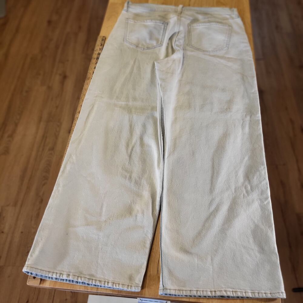 So Goods For Life High Rise Wide Leg Jeans Super Light Wash 17/33W - Picture 13 of 14
